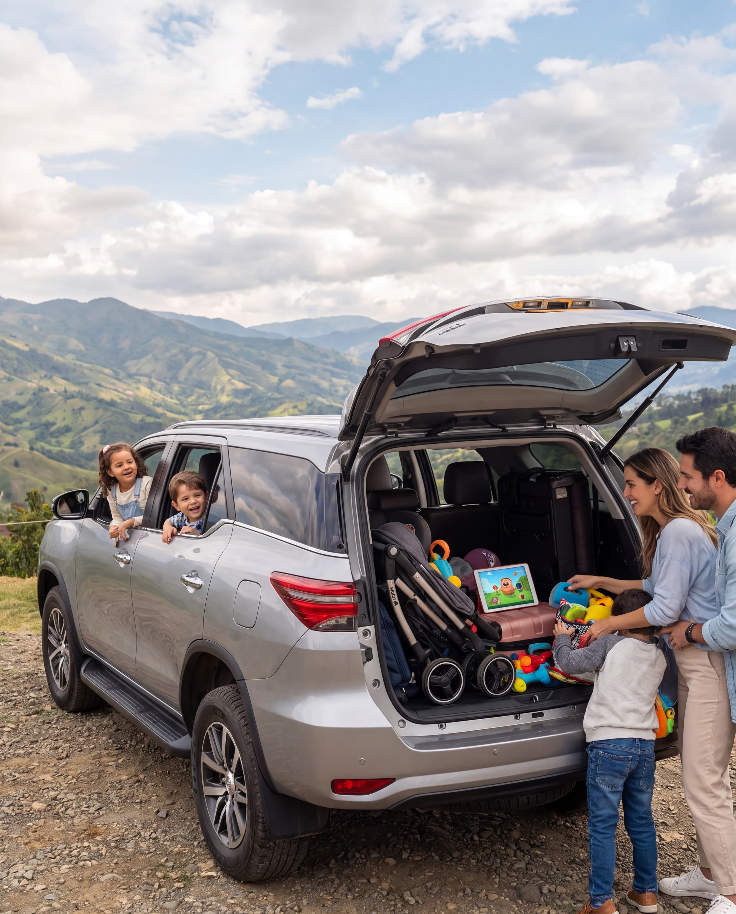 Los mejores vehículos para viajar con niños