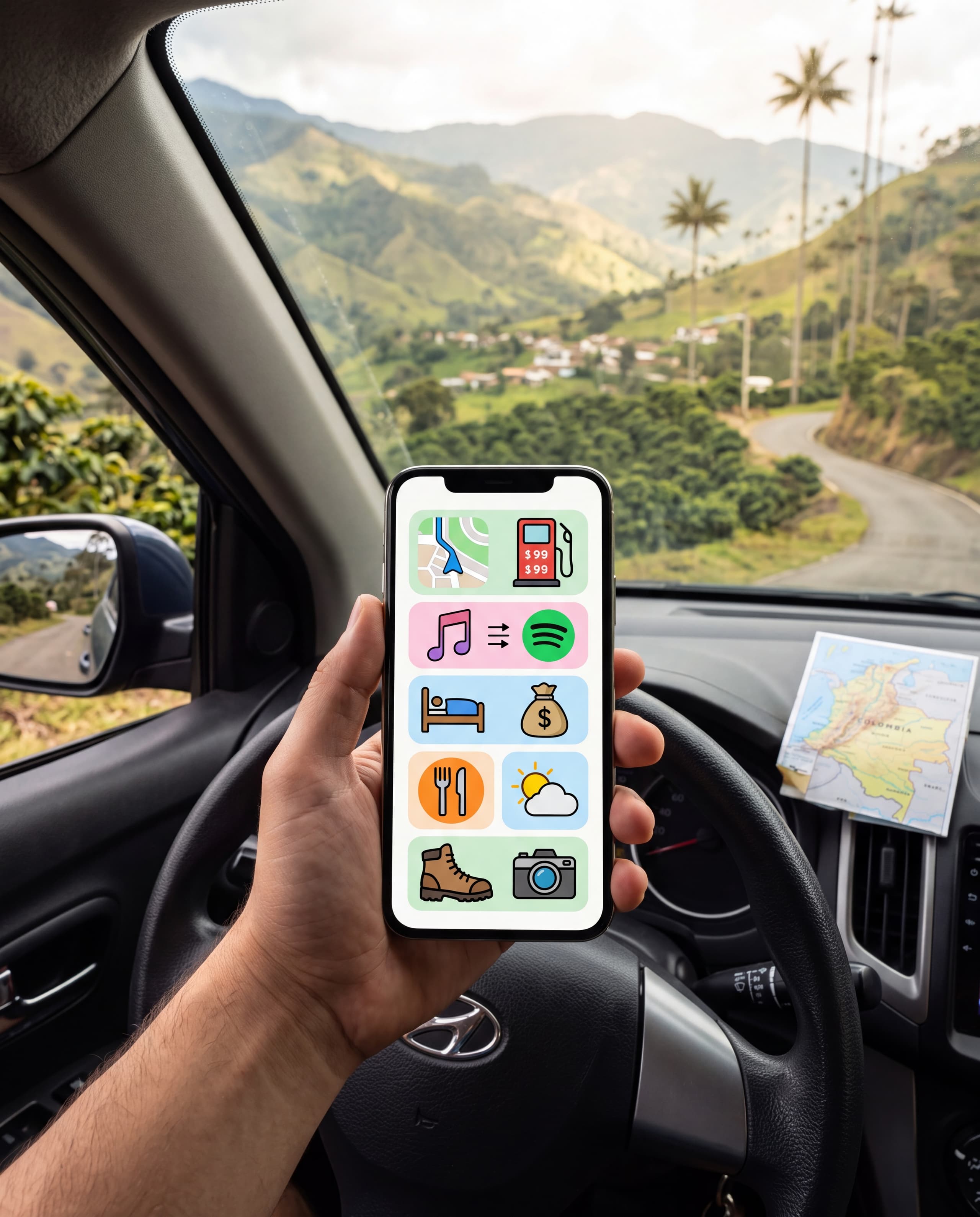 Apps imprescindibles para tu road trip en Colombia