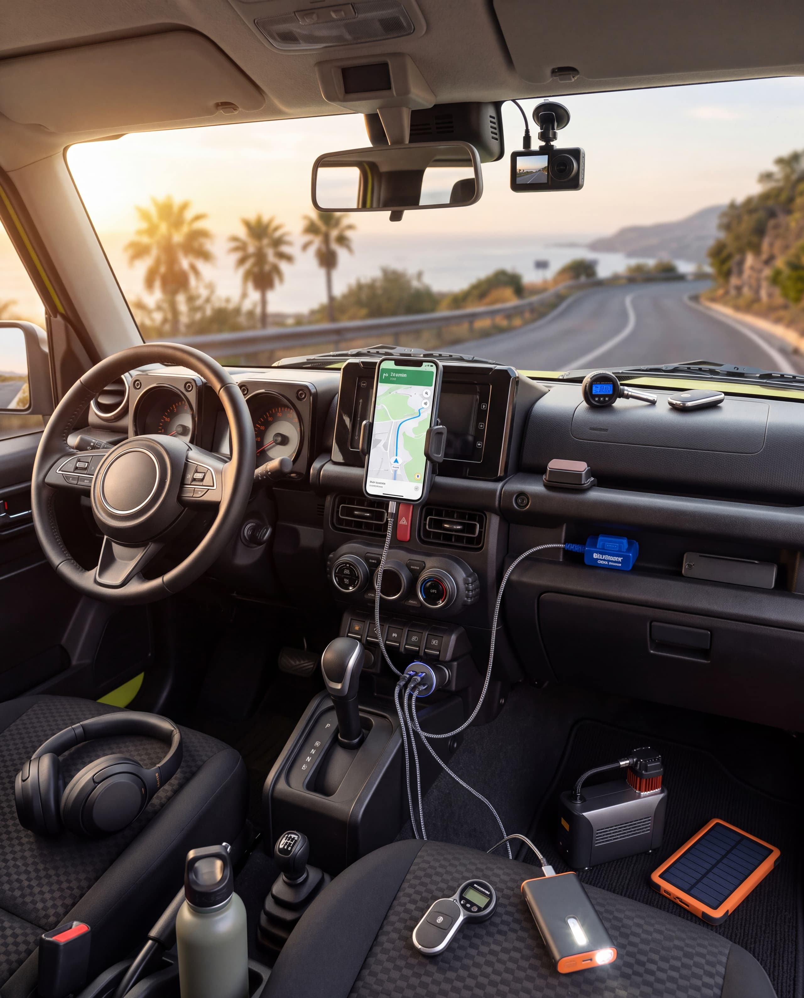Gadgets que no pueden faltar en tu auto rentado